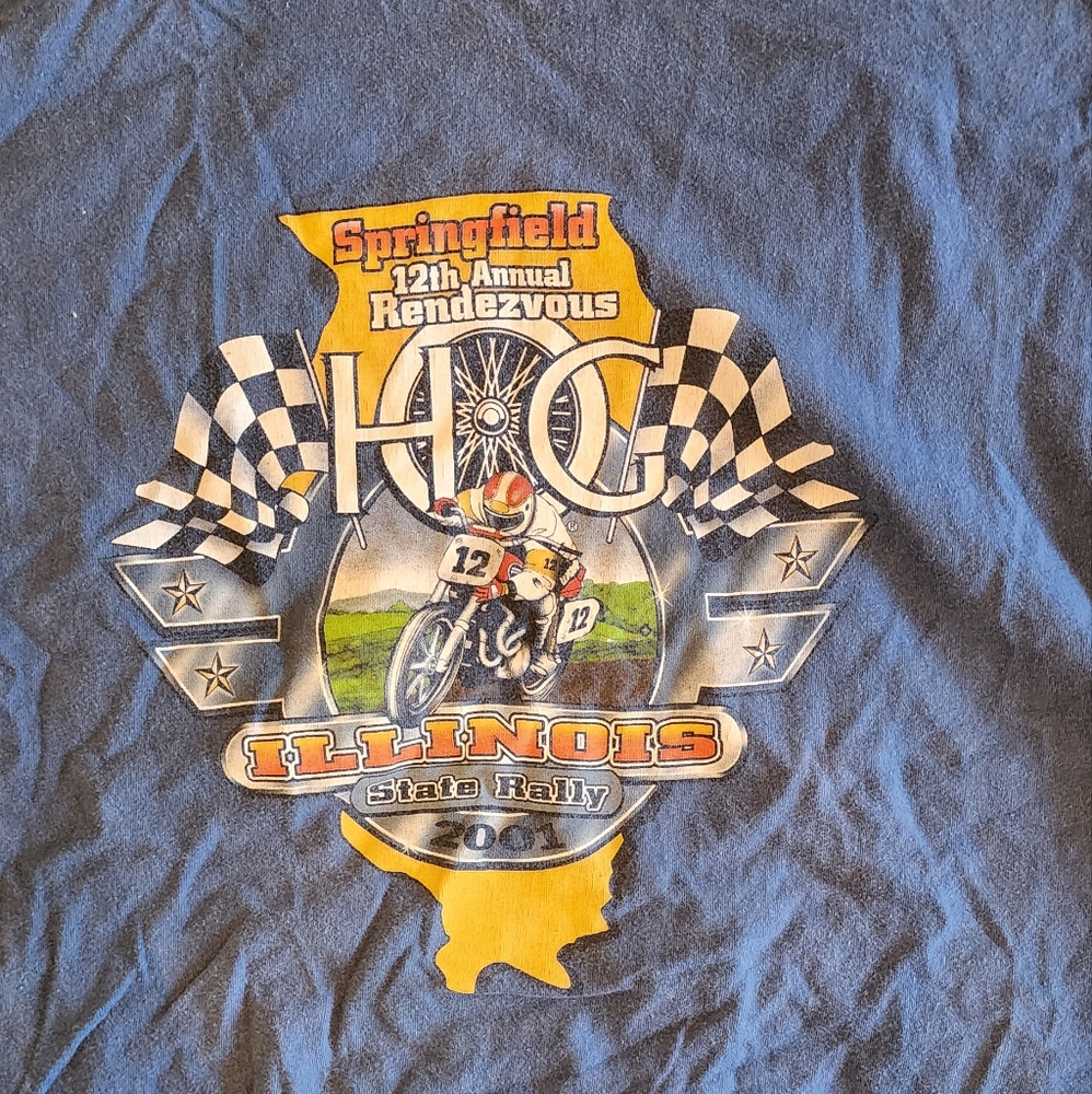 Springfield Illinois State Rally Blue Tee
